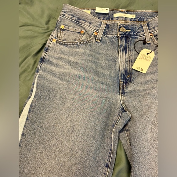 Levi’s Baggy Dad Pieced Jeans – Mixed Bag | NWT | Women’s 28x30 - Picture 10 of 15